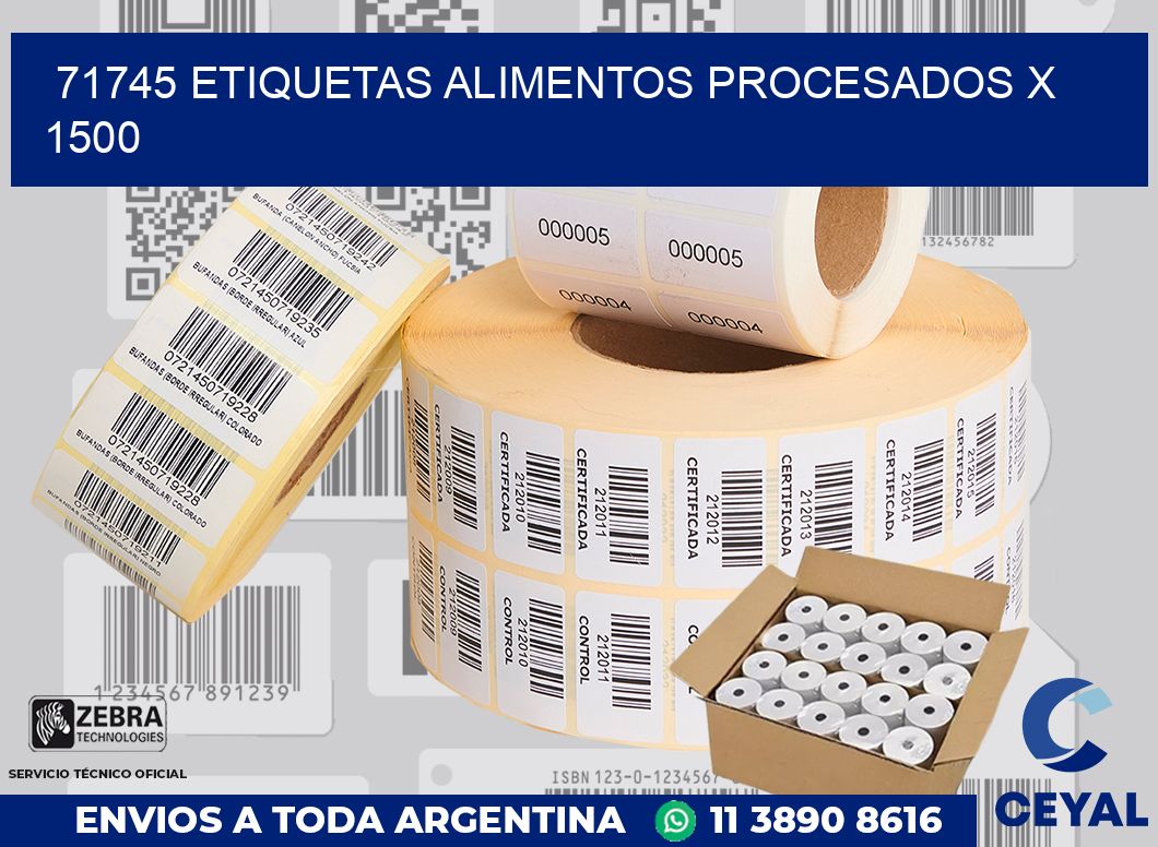 71745 etiquetas alimentos procesados x 1500