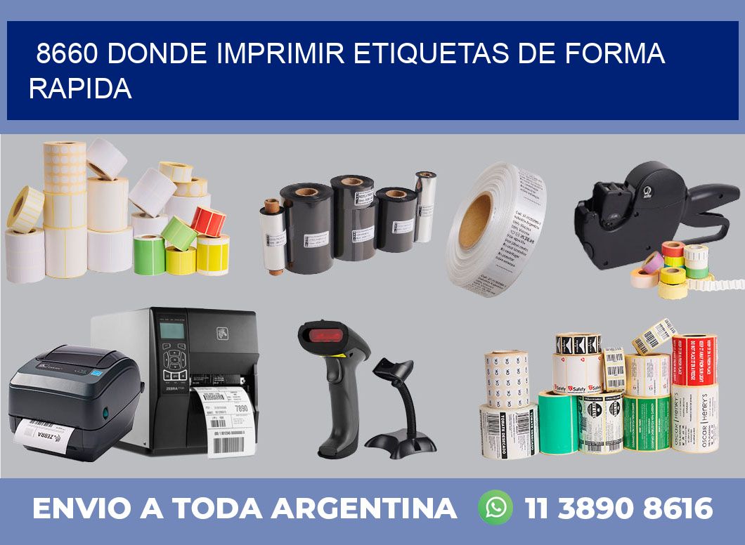 8660 DONDE IMPRIMIR ETIQUETAS DE FORMA RAPIDA