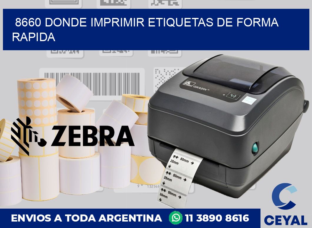 8660 DONDE IMPRIMIR ETIQUETAS DE FORMA RAPIDA