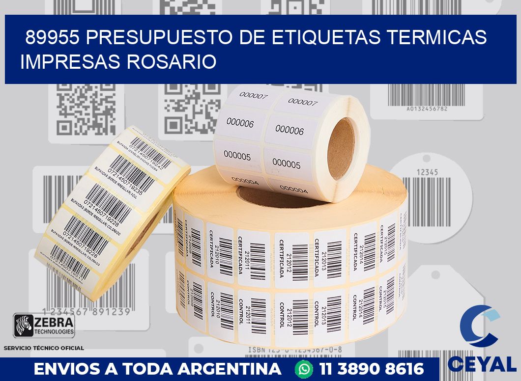 89955 PRESUPUESTO DE ETIQUETAS TERMICAS IMPRESAS ROSARIO