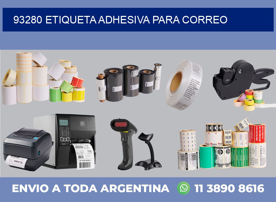 93280 ETIQUETA ADHESIVA PARA CORREO