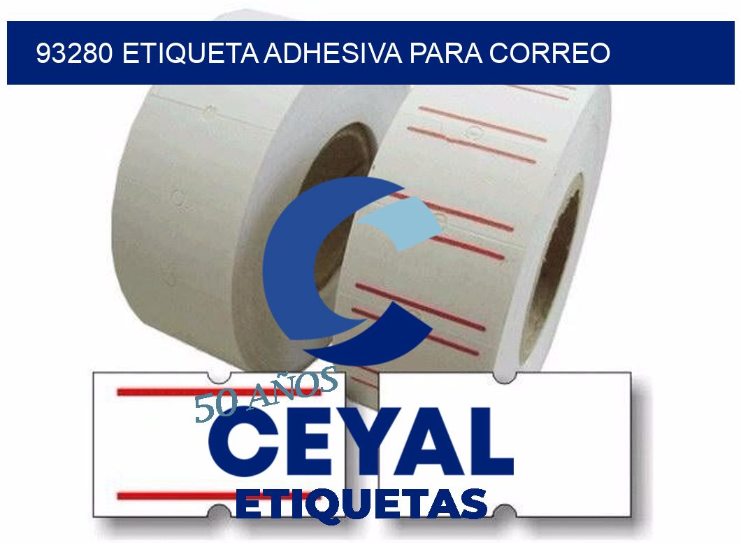 93280 ETIQUETA ADHESIVA PARA CORREO