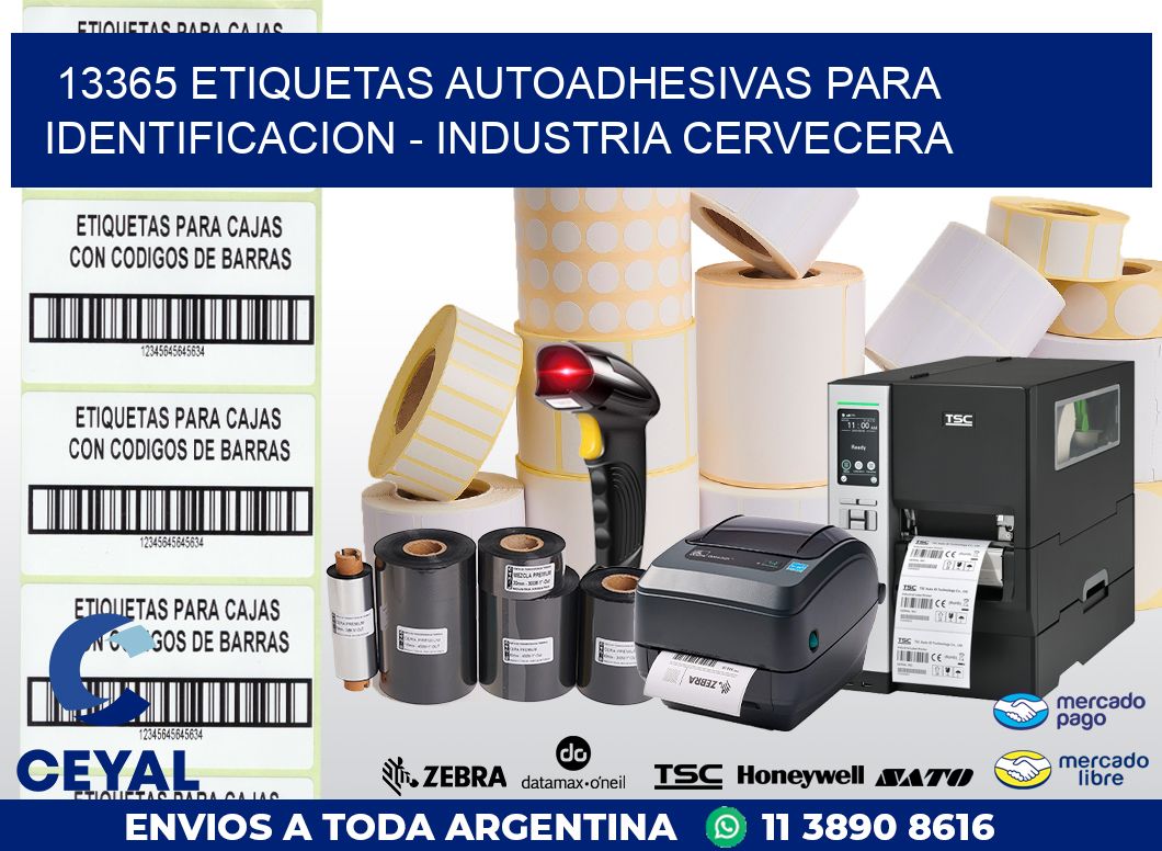 13365 ETIQUETAS AUTOADHESIVAS PARA IDENTIFICACION – INDUSTRIA CERVECERA
