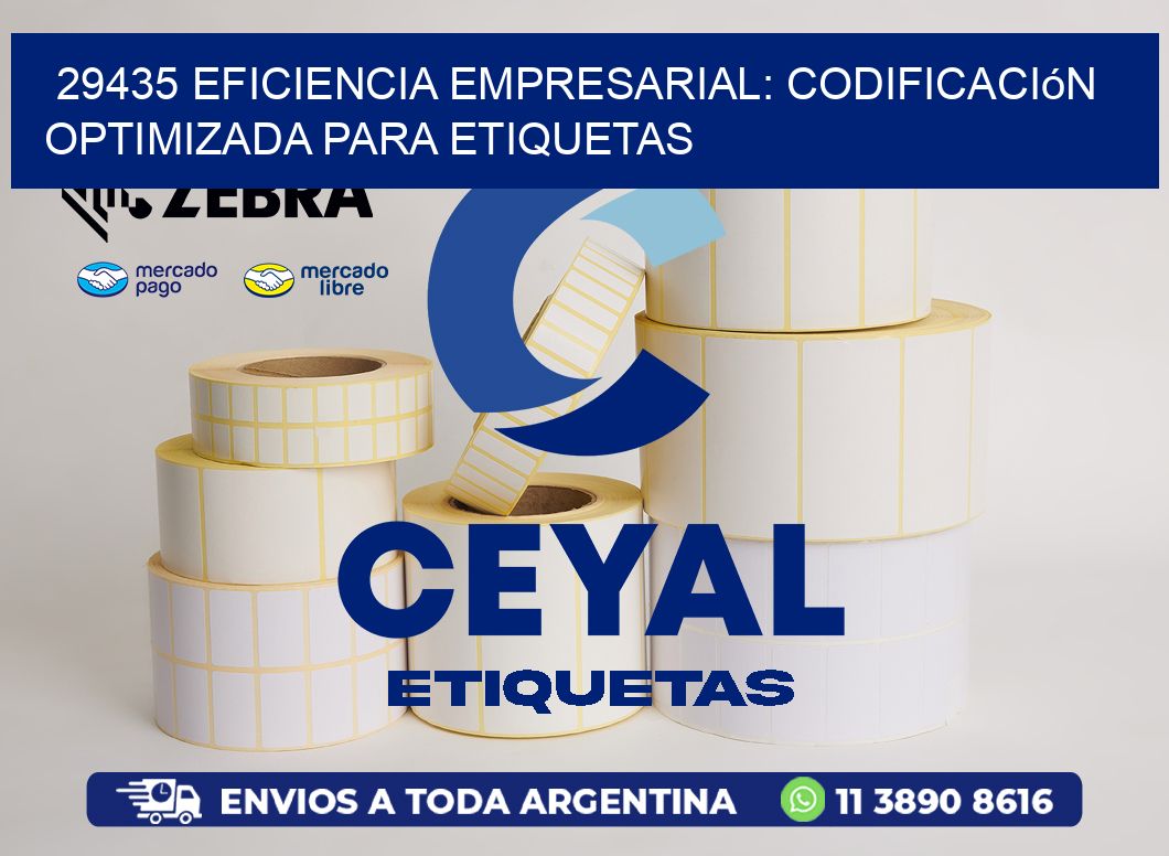 29435 Eficiencia Empresarial: Codificación Optimizada para Etiquetas