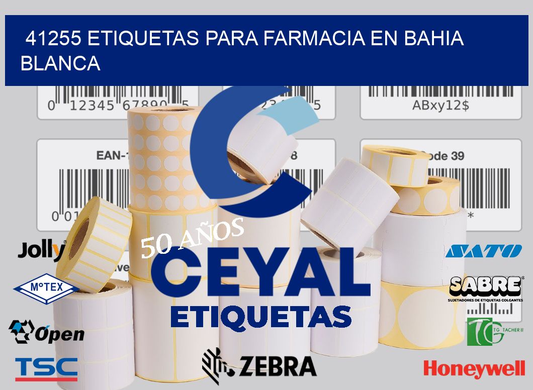 41255 ETIQUETAS PARA FARMACIA EN BAHIA BLANCA