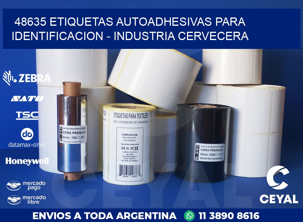48635 ETIQUETAS AUTOADHESIVAS PARA IDENTIFICACION – INDUSTRIA CERVECERA