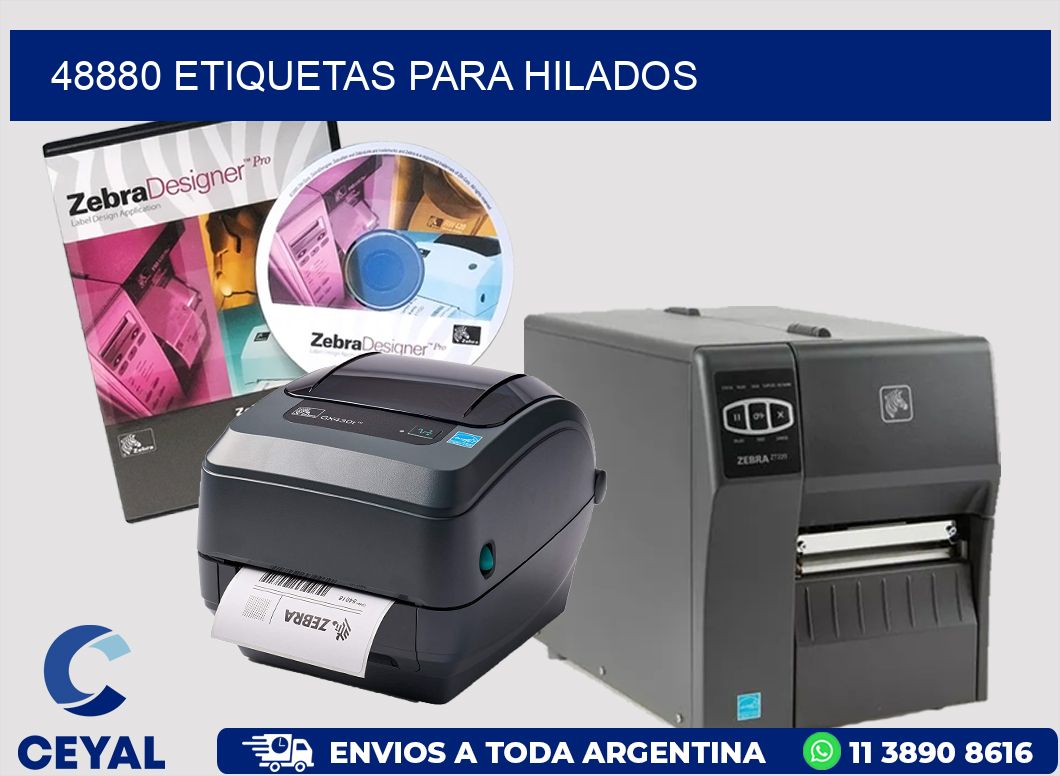 48880 ETIQUETAS PARA HILADOS