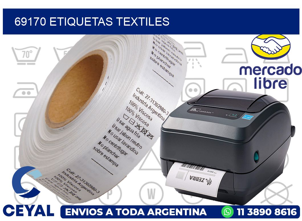69170 ETIQUETAS TEXTILES