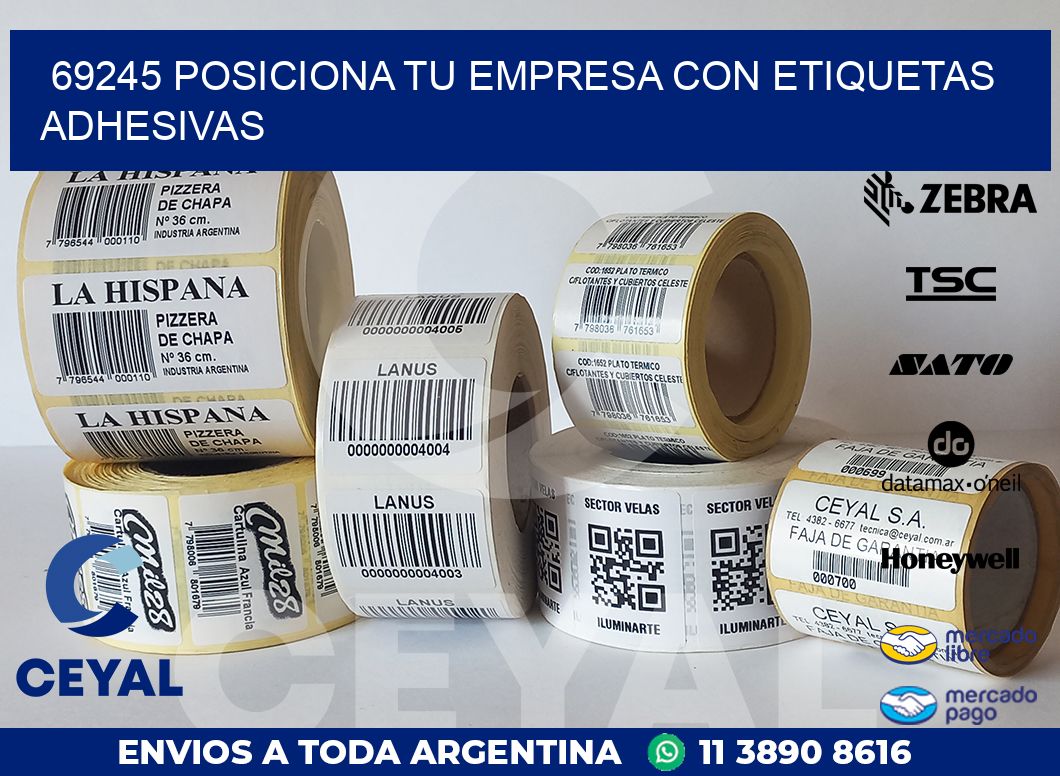 69245 POSICIONA TU EMPRESA CON ETIQUETAS ADHESIVAS