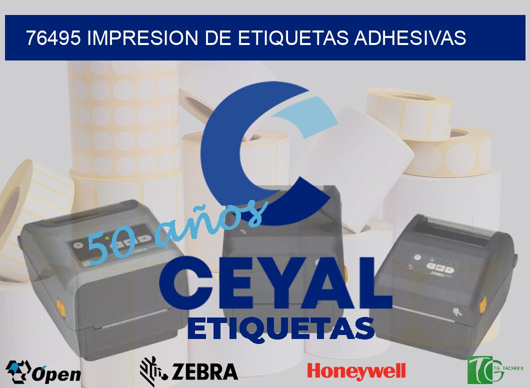 76495 IMPRESION DE ETIQUETAS ADHESIVAS