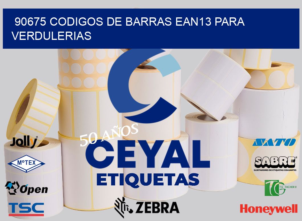 90675 CODIGOS DE BARRAS EAN13 PARA VERDULERIAS