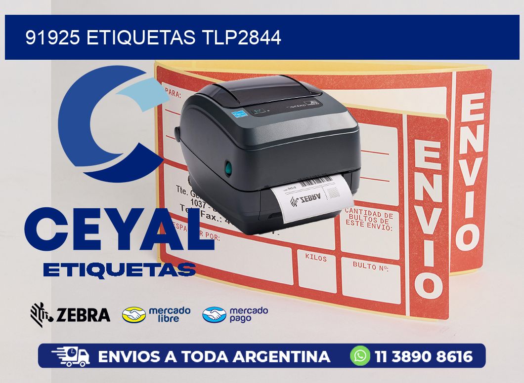 91925 ETIQUETAS TLP2844