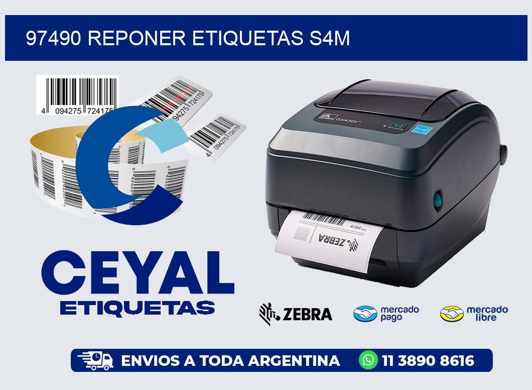 97490 REPONER ETIQUETAS S4M