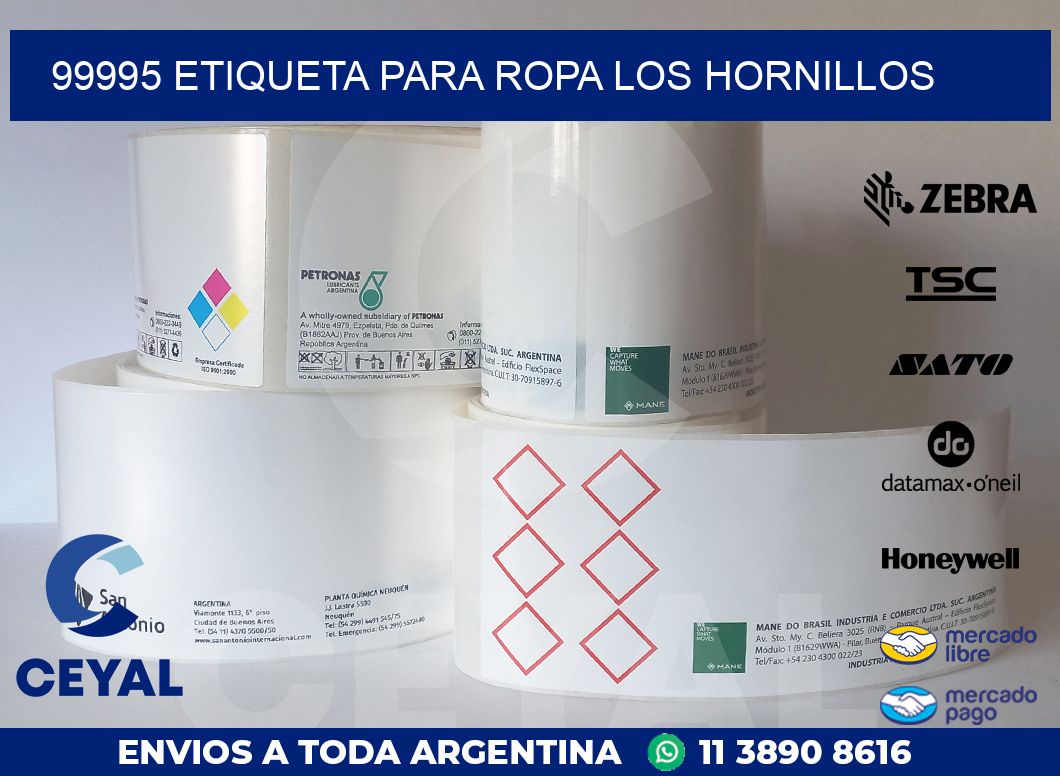 99995 ETIQUETA PARA ROPA LOS HORNILLOS