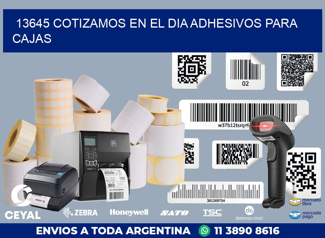 13645 COTIZAMOS EN EL DIA ADHESIVOS PARA CAJAS