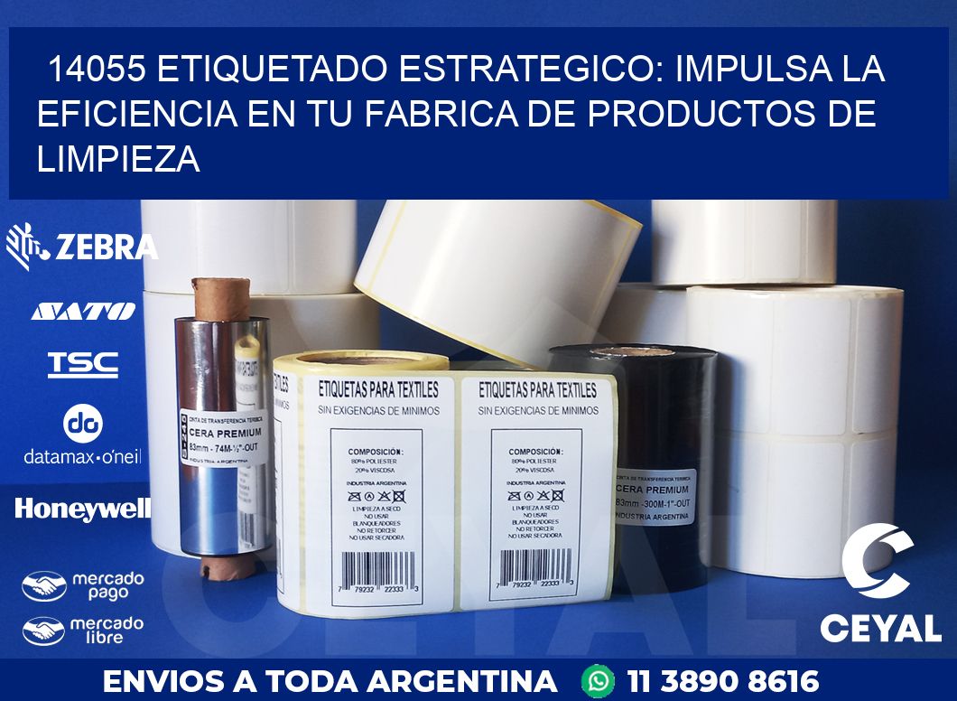 14055 ETIQUETADO ESTRATEGICO: IMPULSA LA EFICIENCIA EN TU FABRICA DE PRODUCTOS DE LIMPIEZA