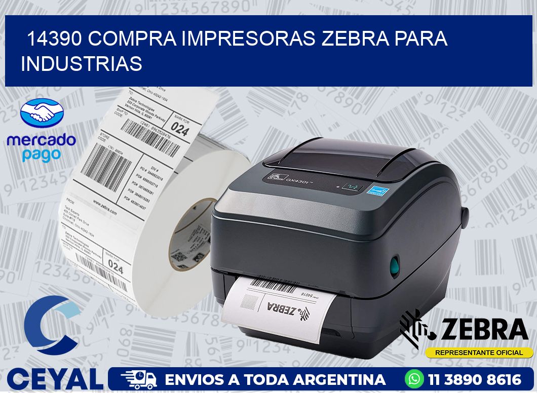 14390 COMPRA IMPRESORAS ZEBRA PARA INDUSTRIAS