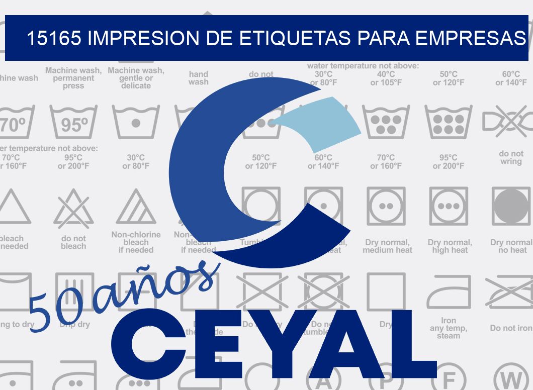 15165 IMPRESION DE ETIQUETAS PARA EMPRESAS