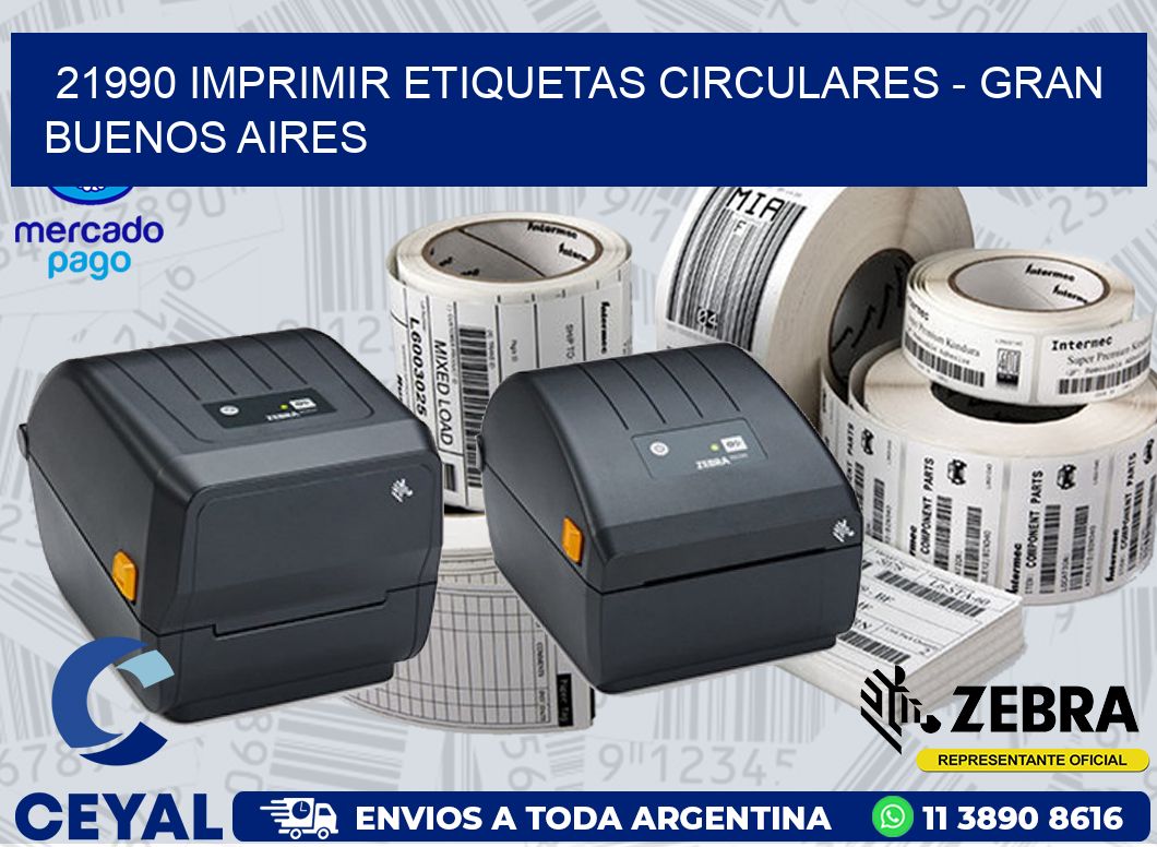 21990 IMPRIMIR ETIQUETAS CIRCULARES - GRAN BUENOS AIRES