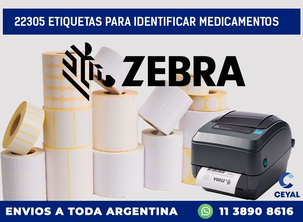 22305 ETIQUETAS PARA IDENTIFICAR MEDICAMENTOS