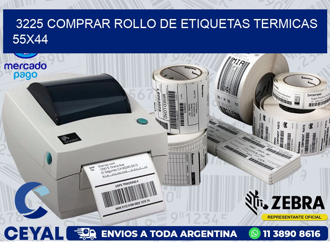 3225 COMPRAR ROLLO DE ETIQUETAS TERMICAS 55X44