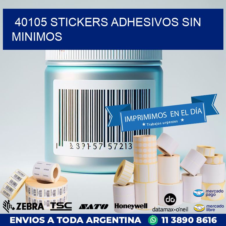 40105 STICKERS ADHESIVOS SIN MINIMOS