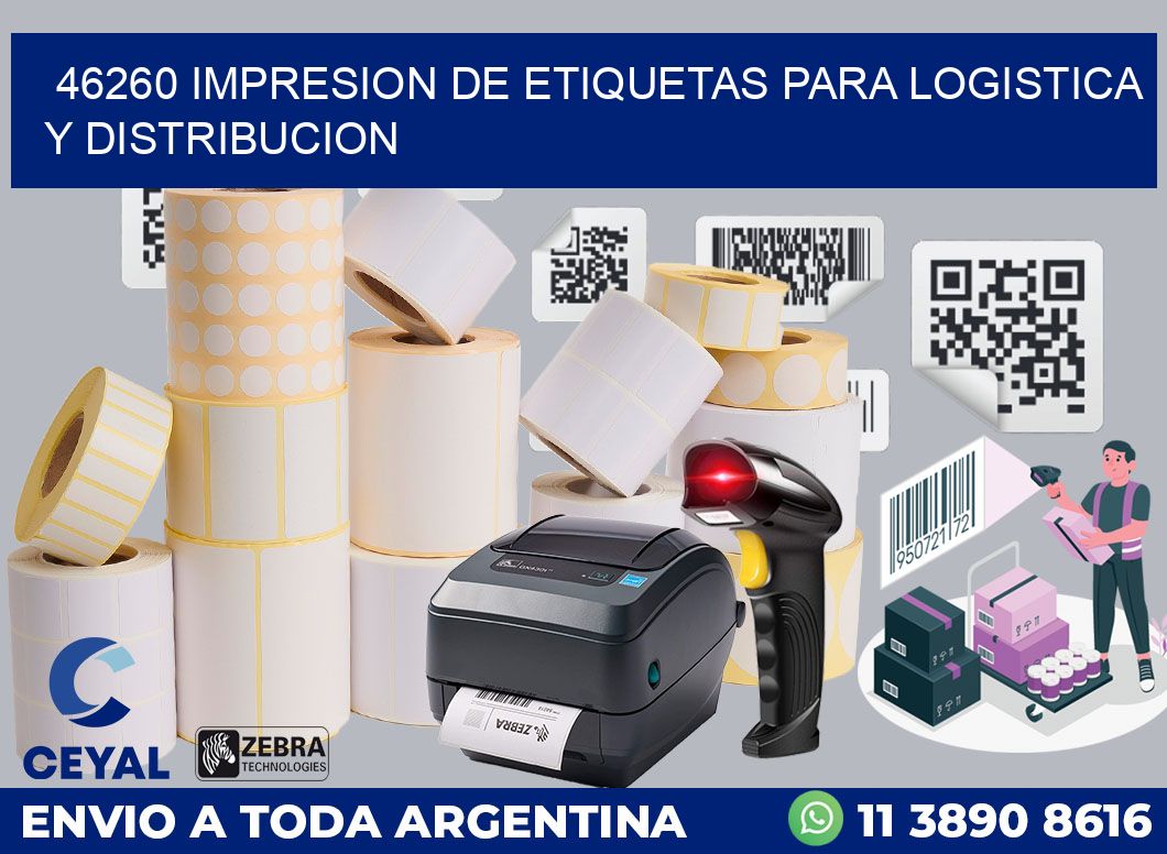 46260 IMPRESION DE ETIQUETAS PARA LOGISTICA Y DISTRIBUCION