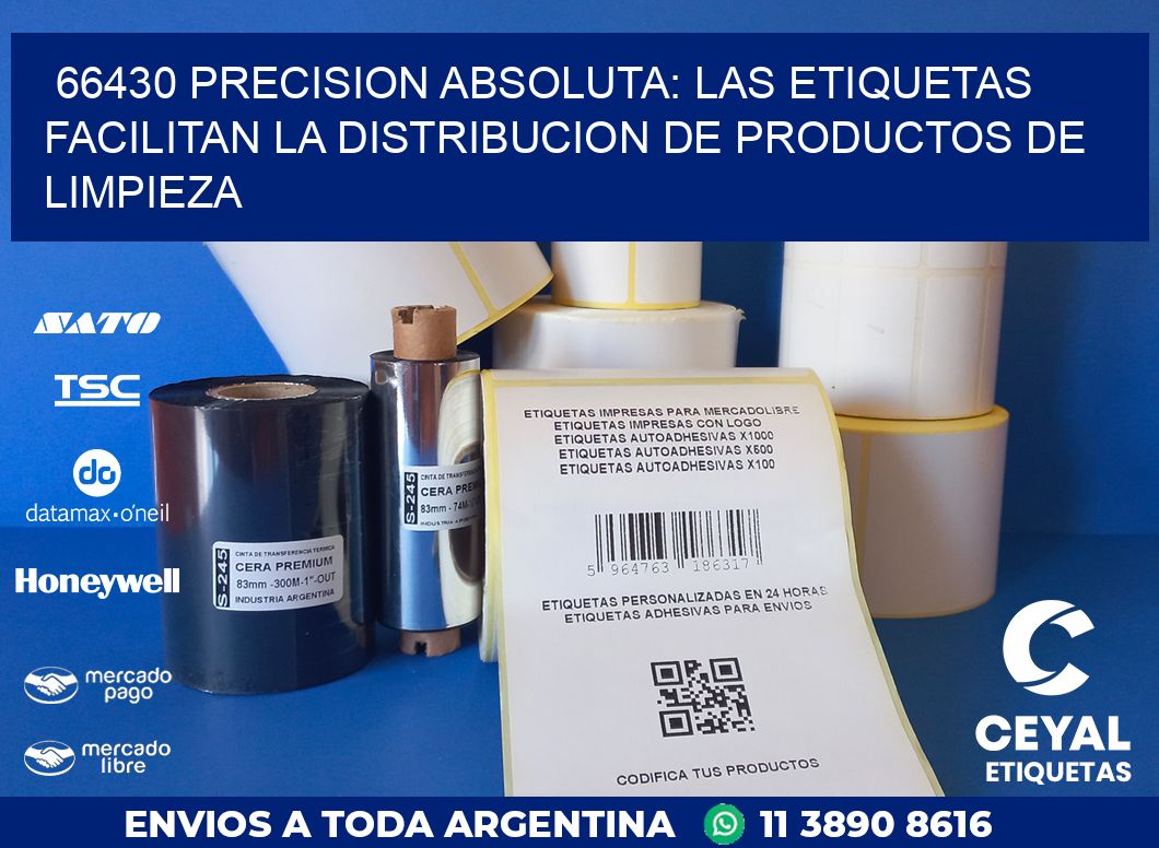 66430 PRECISION ABSOLUTA: LAS ETIQUETAS FACILITAN LA DISTRIBUCION DE PRODUCTOS DE LIMPIEZA