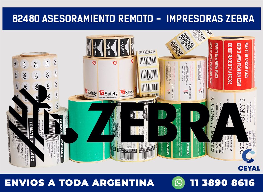 82480 ASESORAMIENTO REMOTO –  IMPRESORAS ZEBRA