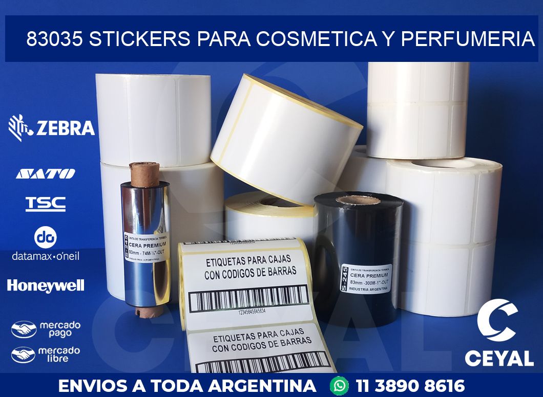 83035 STICKERS PARA COSMETICA Y PERFUMERIA