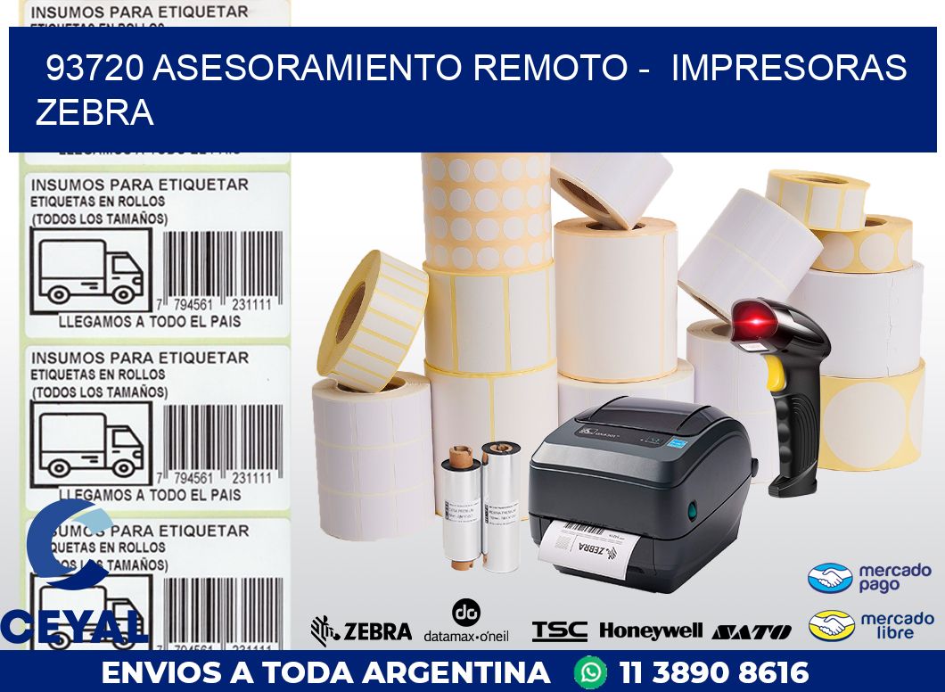 93720 ASESORAMIENTO REMOTO -  IMPRESORAS ZEBRA