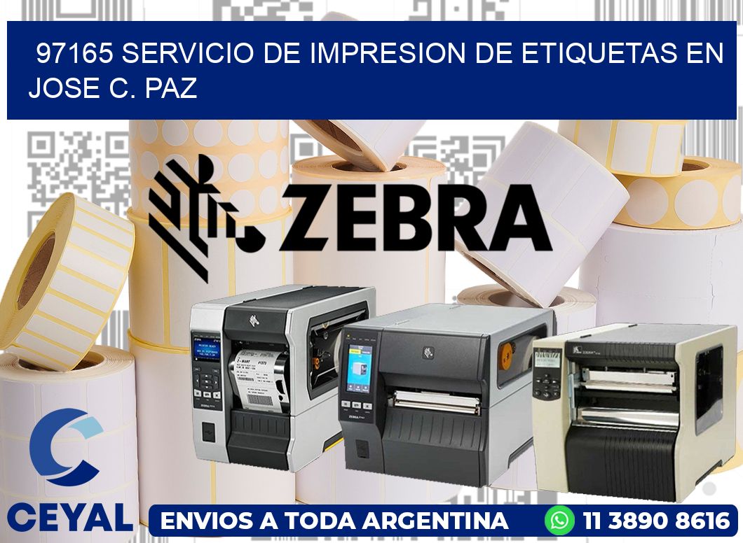 97165 SERVICIO DE IMPRESION DE ETIQUETAS EN JOSE C. PAZ