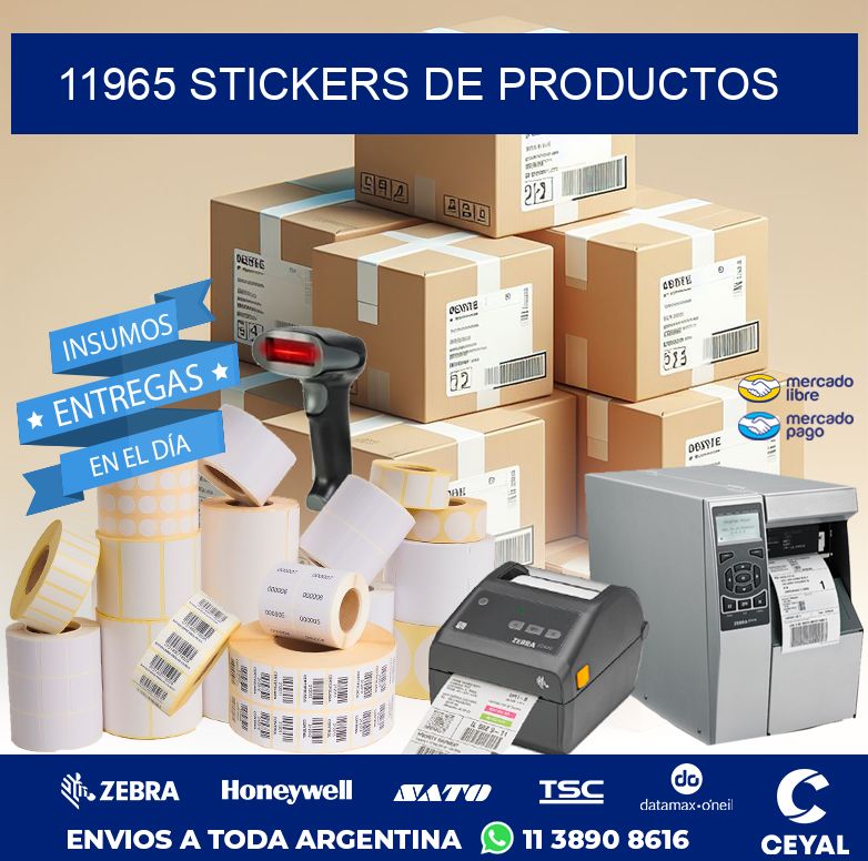 11965 STICKERS DE PRODUCTOS