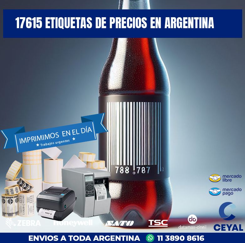 17615 ETIQUETAS DE PRECIOS EN ARGENTINA