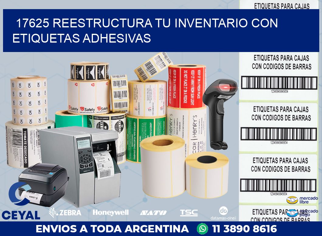 17625 REESTRUCTURA TU INVENTARIO CON ETIQUETAS ADHESIVAS