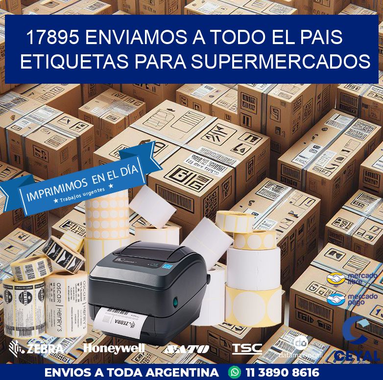 17895 ENVIAMOS A TODO EL PAIS ETIQUETAS PARA SUPERMERCADOS