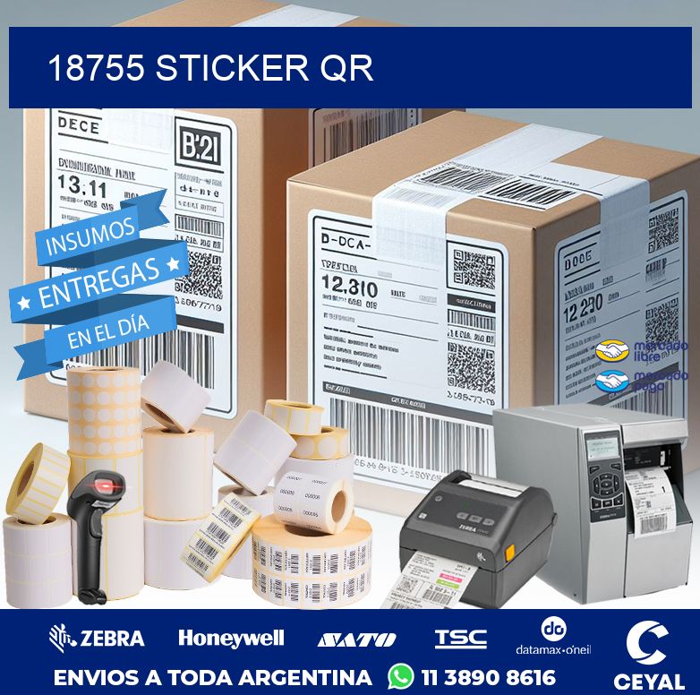 18755 STICKER QR