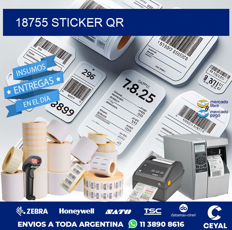 18755 STICKER QR