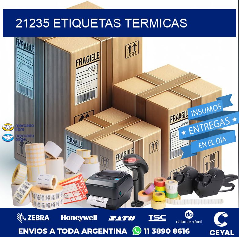 21235 ETIQUETAS TERMICAS