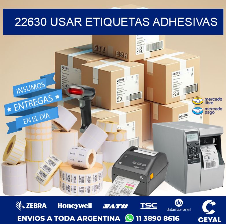 22630 USAR ETIQUETAS ADHESIVAS