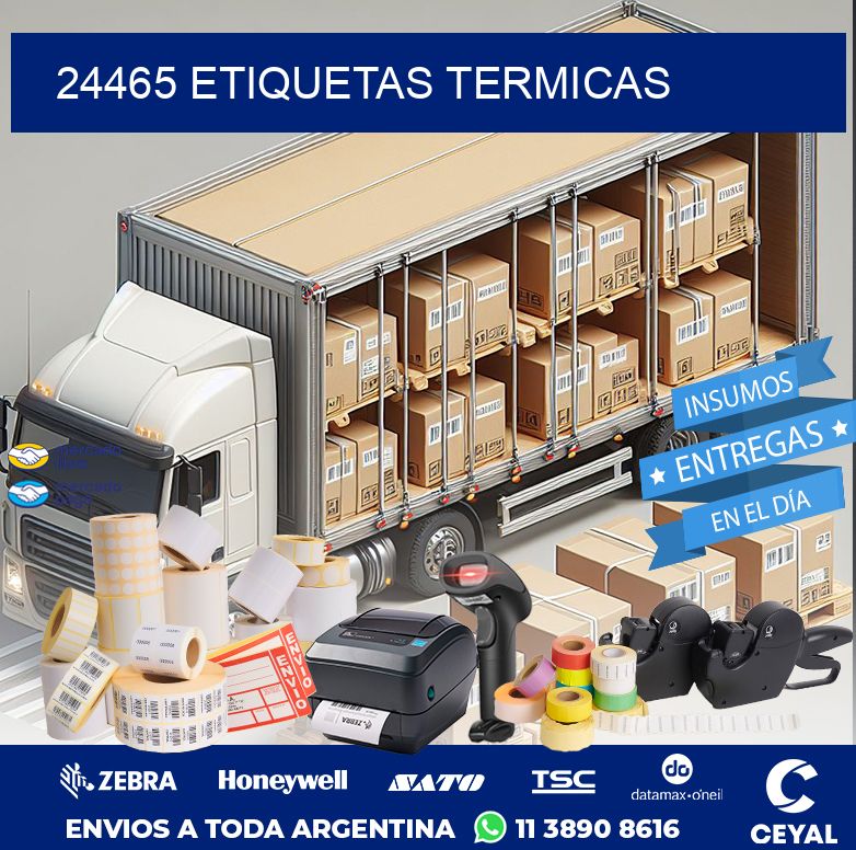 24465 ETIQUETAS TERMICAS