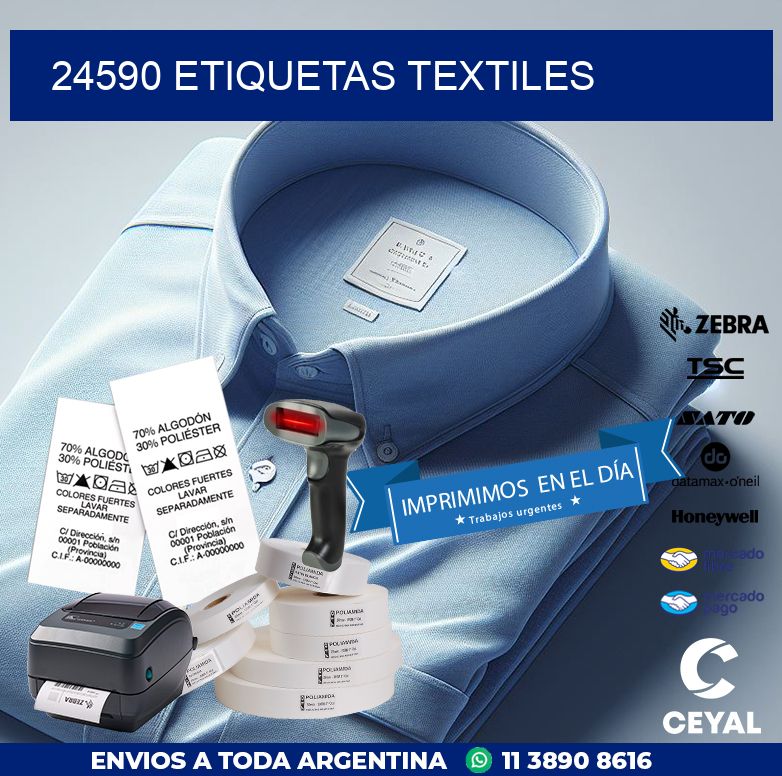 24590 ETIQUETAS TEXTILES