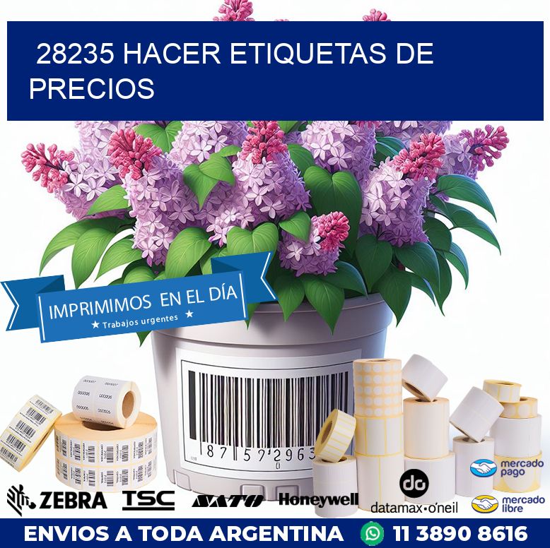 28235 HACER ETIQUETAS DE PRECIOS