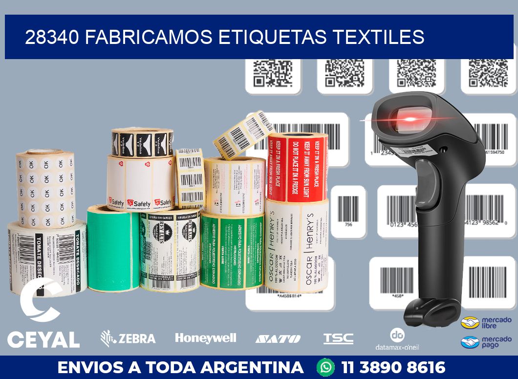 28340 FABRICAMOS ETIQUETAS TEXTILES