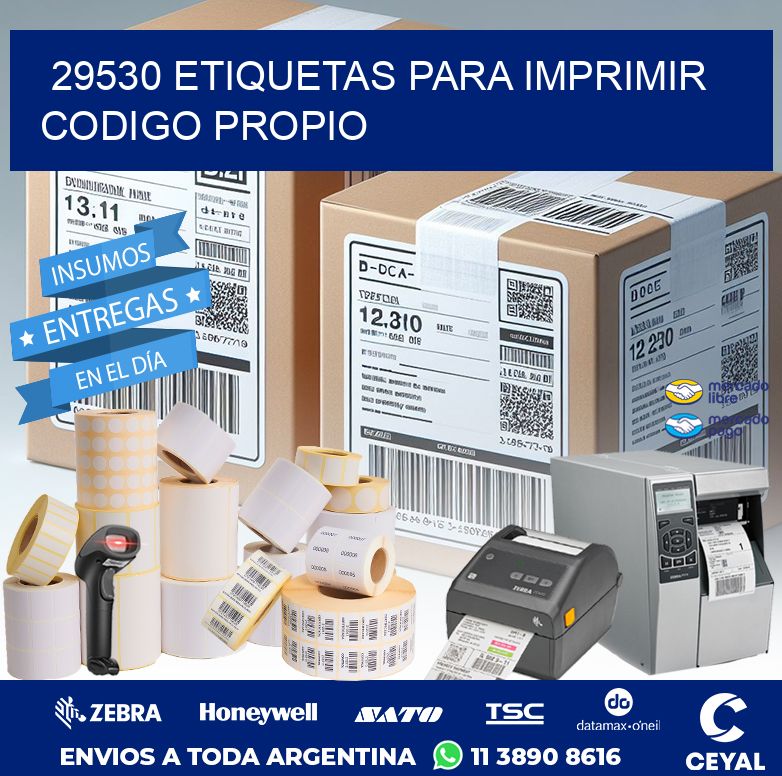 29530 ETIQUETAS PARA IMPRIMIR CODIGO PROPIO