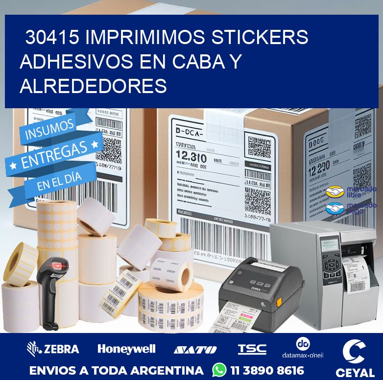 30415 IMPRIMIMOS STICKERS ADHESIVOS EN CABA Y ALREDEDORES