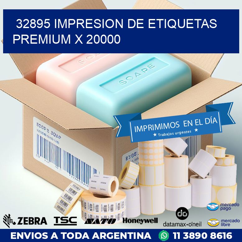 32895 IMPRESION DE ETIQUETAS PREMIUM X 20000