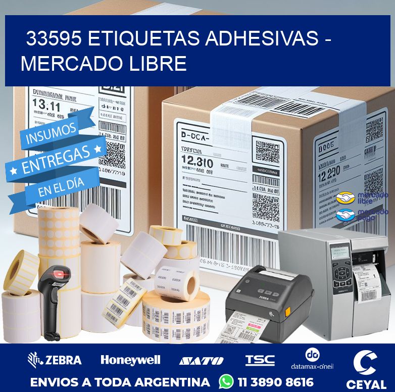 33595 ETIQUETAS ADHESIVAS - MERCADO LIBRE