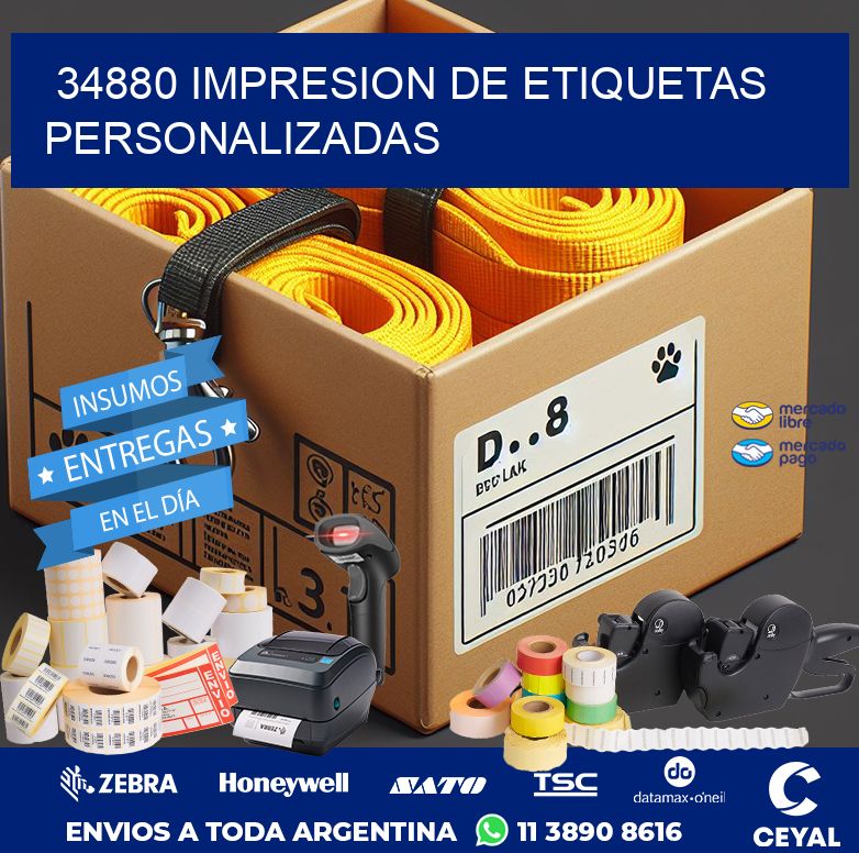 34880 IMPRESION DE ETIQUETAS PERSONALIZADAS