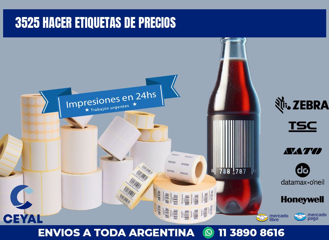 3525 HACER ETIQUETAS DE PRECIOS